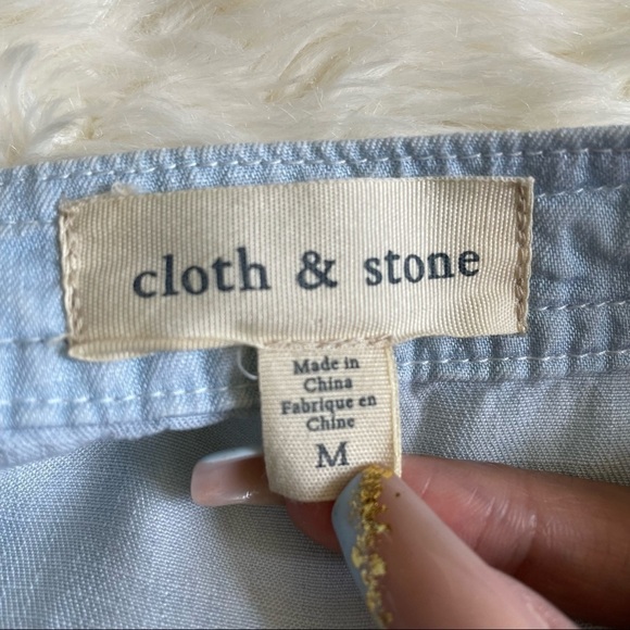 Cloth & Stone Light Blue Blouse - Picture 10 of 16